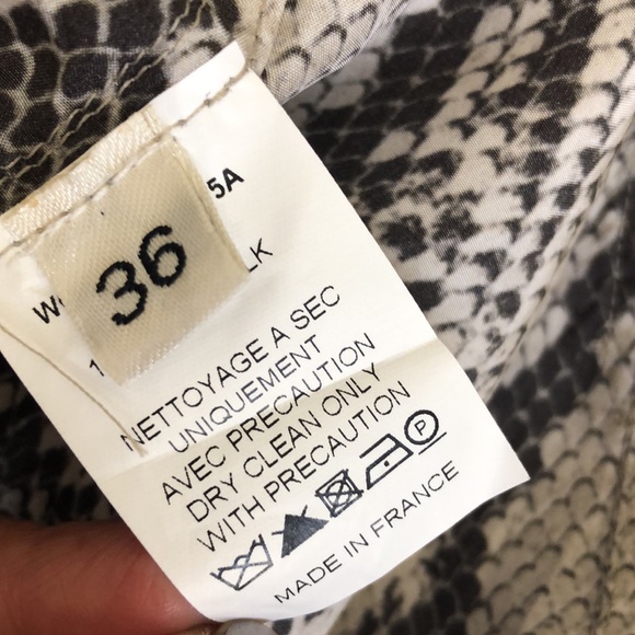 LANVIN 
snakeskin print double-breasted trench coat Size 36 - Picture 12 of 12